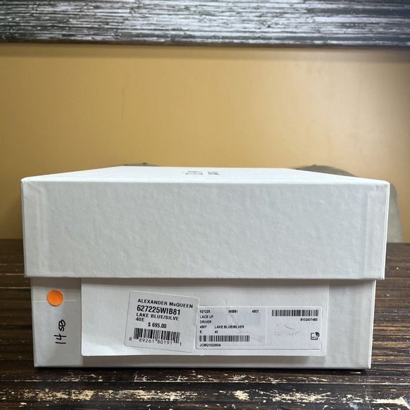 ALEXANDER MCQUEEN (627225) Men's Tread Slick Shoes Blue Size: US 7 - Picture 7 of 7